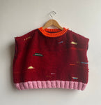 sleeveless rag knit #25 (best fits Large/XLarge short)