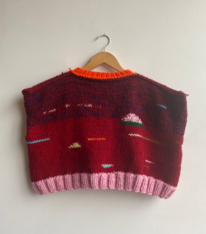 sleeveless rag knit #25 (best fits Large/XLarge short)