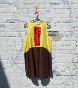 Tuxedo tunic (mustard and ketchup)