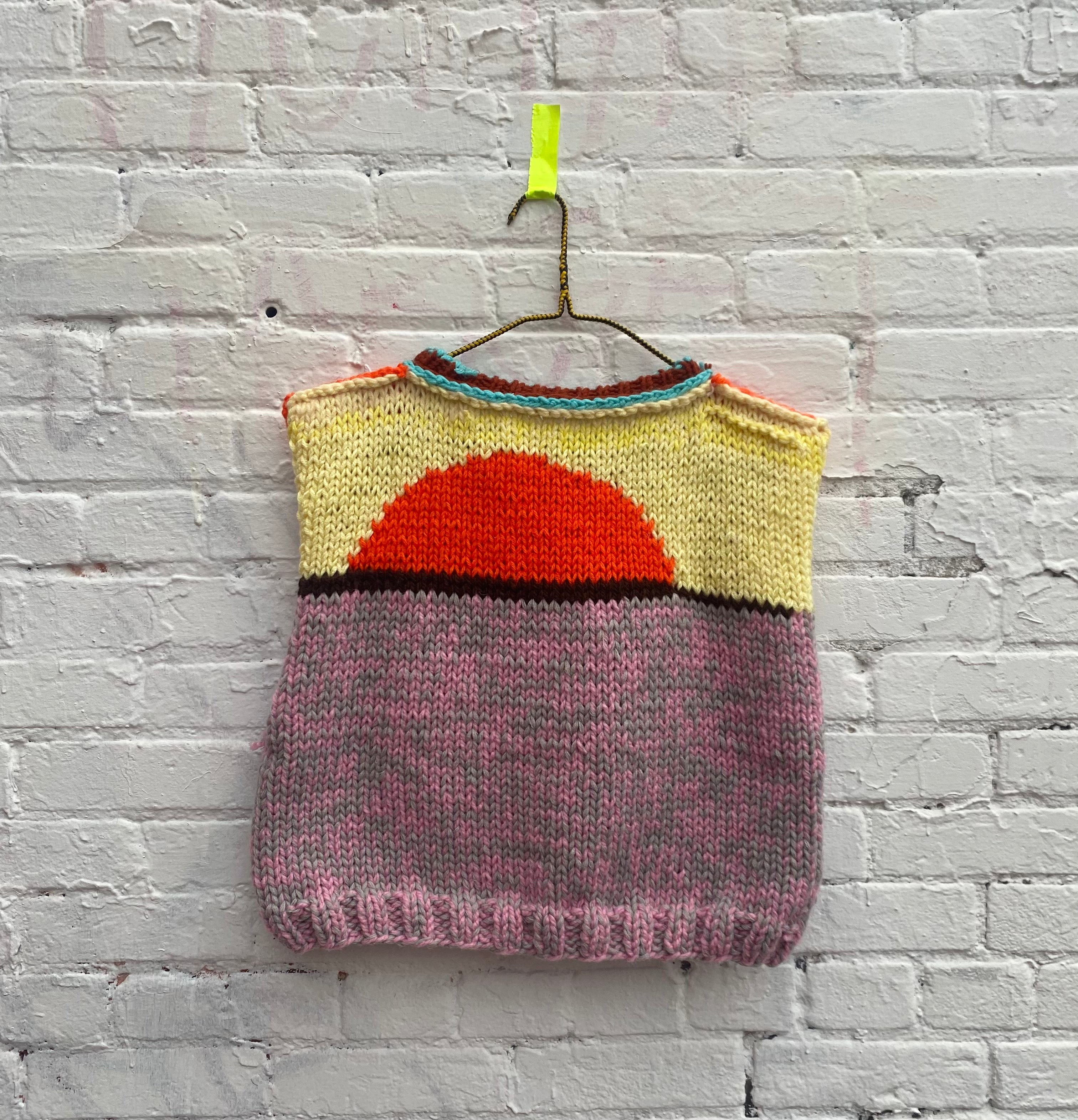sleeveless rag knit #21