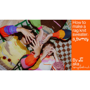how to make a rag knit sweater: a journey